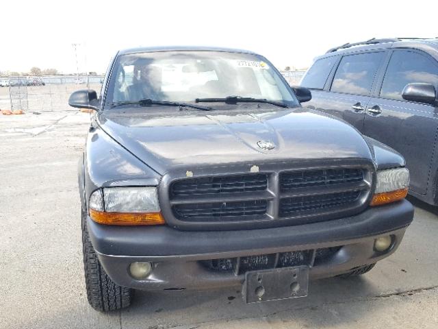 1D7HL38X43S177677 - 2003 DODGE DAKOTA QUA GRAY photo 9