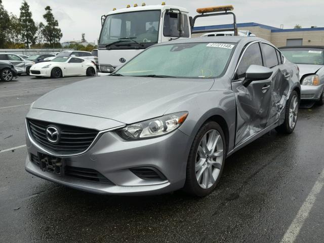 JM1GJ1T60E1118908 - 2014 MAZDA 6 TOURING GRAY photo 2