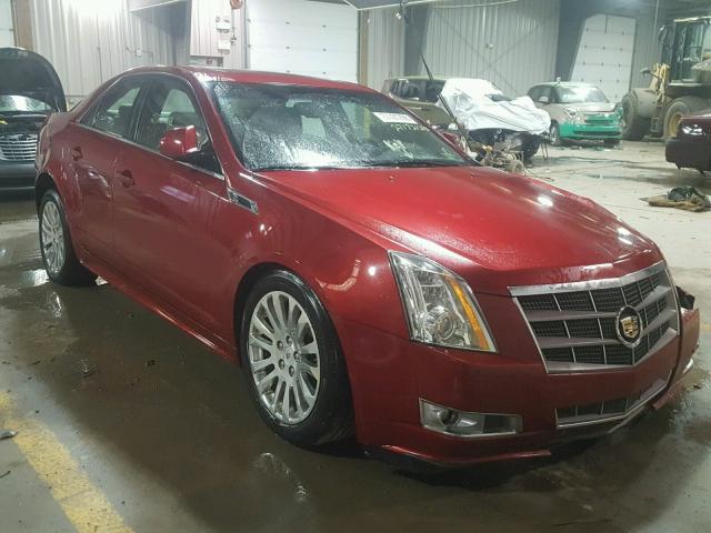 1G6DS5ED2B0101776 - 2011 CADILLAC CTS PREMIU MAROON photo 1