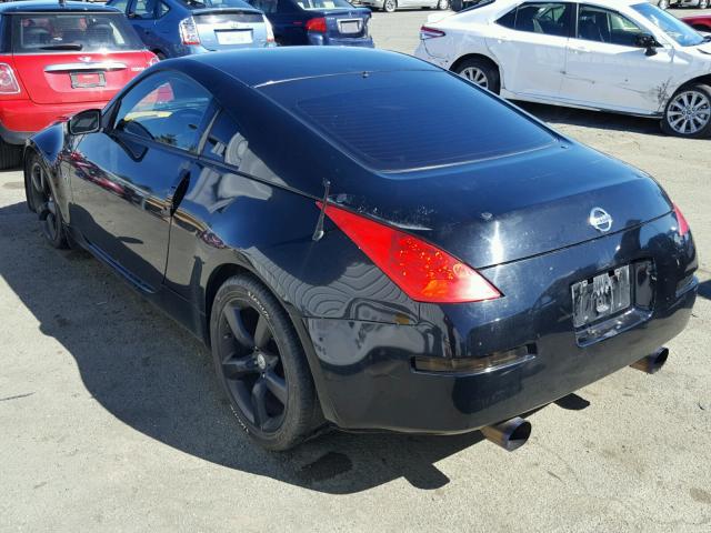 JN1AZ34D96M306000 - 2006 NISSAN 350Z COUPE BLACK photo 3