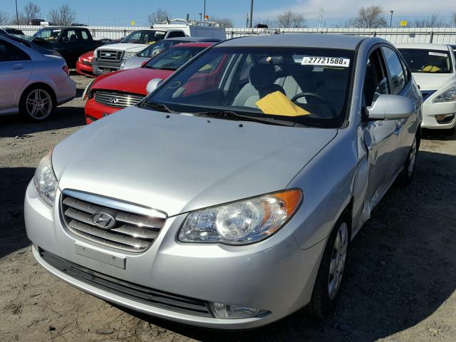 KMHDU46D88U406129 - 2008 HYUNDAI ELANTRA GL SILVER photo 2