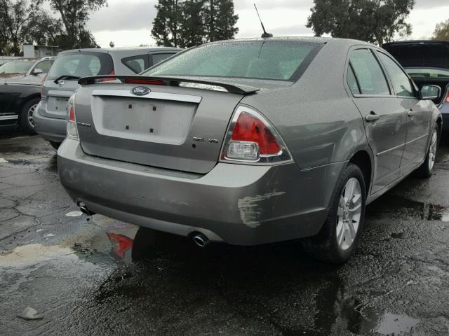 3FAHP08148R146107 - 2008 FORD FUSION SEL SILVER photo 4