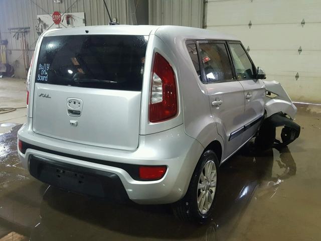 KNDJT2A64C7451597 - 2012 KIA SOUL + SILVER photo 4