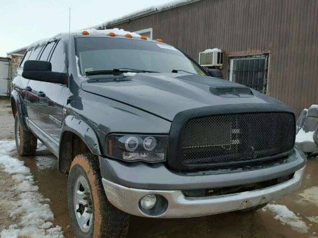 3D7KU28D44G223603 - 2004 DODGE RAM 2500 S GRAY photo 1