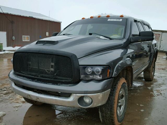 3D7KU28D44G223603 - 2004 DODGE RAM 2500 S GRAY photo 2