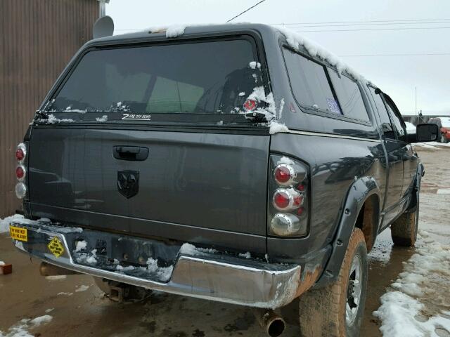 3D7KU28D44G223603 - 2004 DODGE RAM 2500 S GRAY photo 4