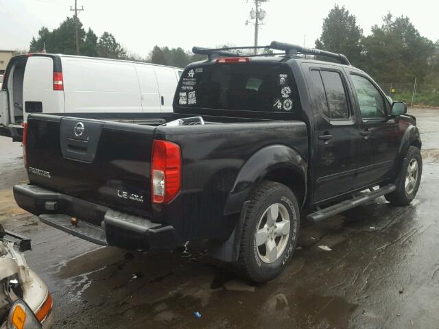 1N6AD07W65C447146 - 2005 NISSAN FRONTIER C BLACK photo 4