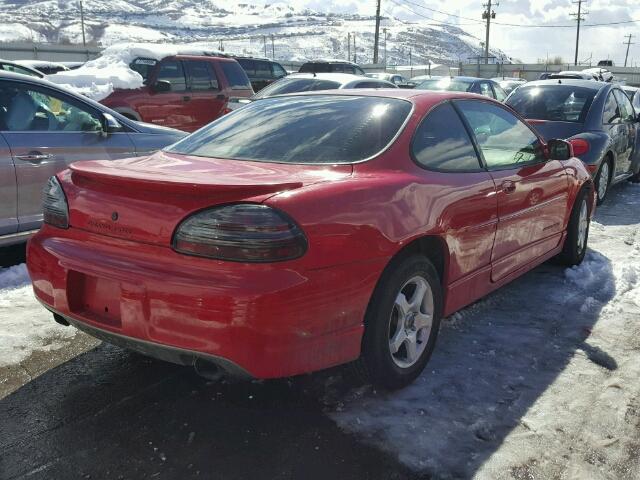1G2WP12K0YF227759 - 2000 PONTIAC GRAND PRIX წითელი ფოტო 4