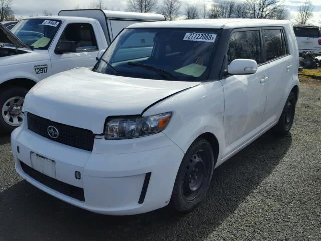 JTLKE50E491076979 - 2009 TOYOTA SCION XB WHITE photo 2