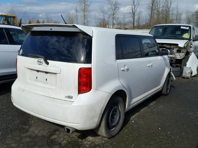 JTLKE50E491076979 - 2009 TOYOTA SCION XB WHITE photo 4