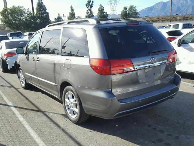 5TDZA22C35S261859 - 2005 TOYOTA SIENNA XLE GRAY photo 3