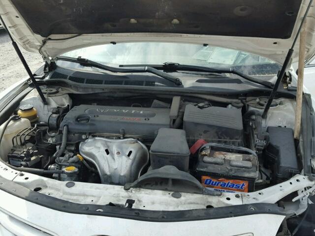 4T1BE46K77U550885 - 2007 TOYOTA CAMRY NEW WHITE photo 7