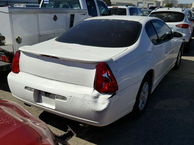 2G1WM15K769191177 - 2006 CHEVROLET MONTE CARL WHITE photo 4