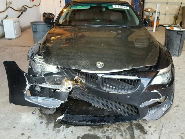 WBAEA53558CV90081 - 2008 BMW 650 I BLACK photo 7