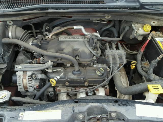 2D8HN44HX8R670007 - 2008 DODGE GRAND CARA ORANGE photo 7