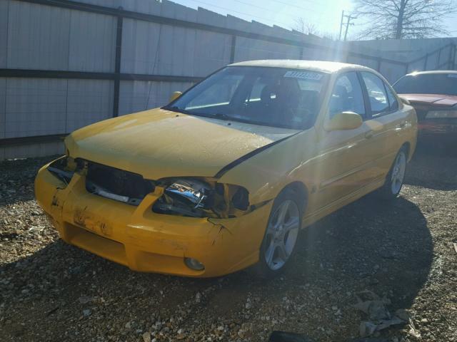 3N1AB51D43L726063 - 2003 NISSAN SENTRA SE- YELLOW photo 2