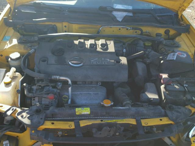 3N1AB51D43L726063 - 2003 NISSAN SENTRA SE- YELLOW photo 7