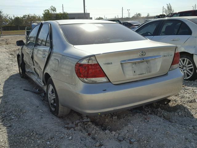 4T1BE32K96U149224 - 2006 TOYOTA CAMRY LE SILVER photo 3