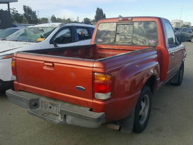 1FTYR10C9WPA53269 - 1998 FORD RANGER ORANGE photo 4