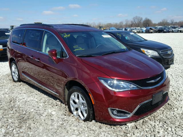 2C4RC1BG7HR660424 - 2017 CHRYSLER PACIFICA T BURGUNDY photo 1