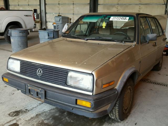 WVWGA0168GW305283 - 1986 VOLKSWAGEN JETTA DELU GOLD photo 2