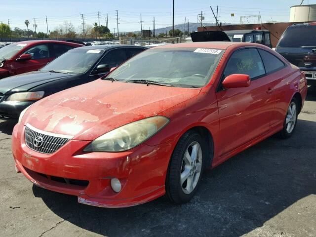 4T1CA38P24U016904 - 2004 TOYOTA CAMRY SOLA RED photo 2