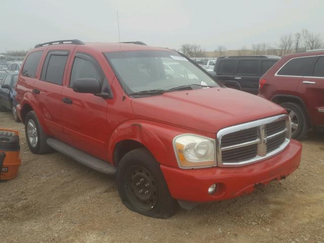 1D4HB48D25F565000 - 2005 DODGE DURANGO SL RED photo 1