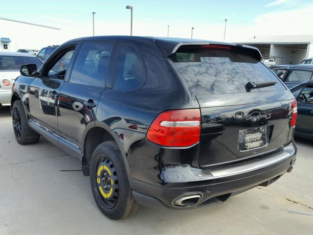 WP1AB29PX8LA49774 - 2008 PORSCHE CAYENNE S BLACK photo 3