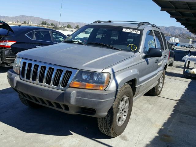 1J4GW48S9YC308122 - 2000 JEEP GRAND CHER GRAY photo 2