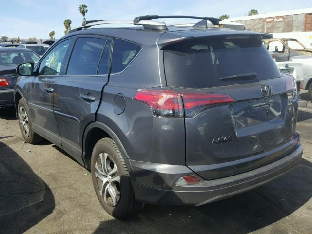 2T3ZFREV5JW408327 - 2018 TOYOTA RAV4 LE GRAY photo 3