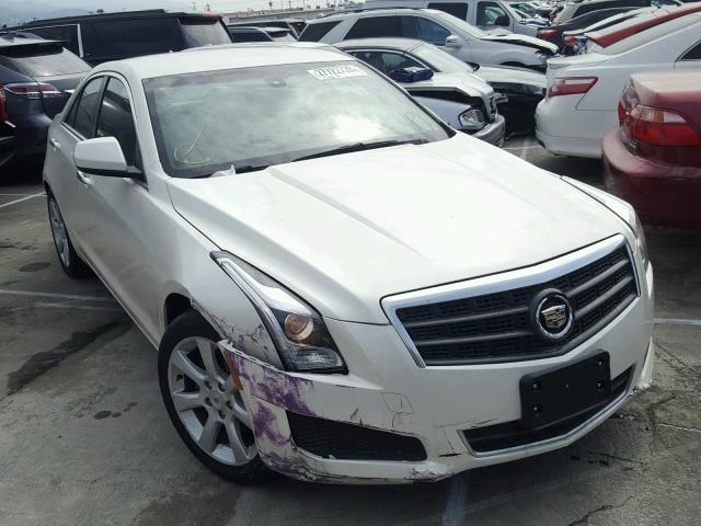 1G6AA5RX3E0117340 - 2014 CADILLAC ATS WHITE photo 1