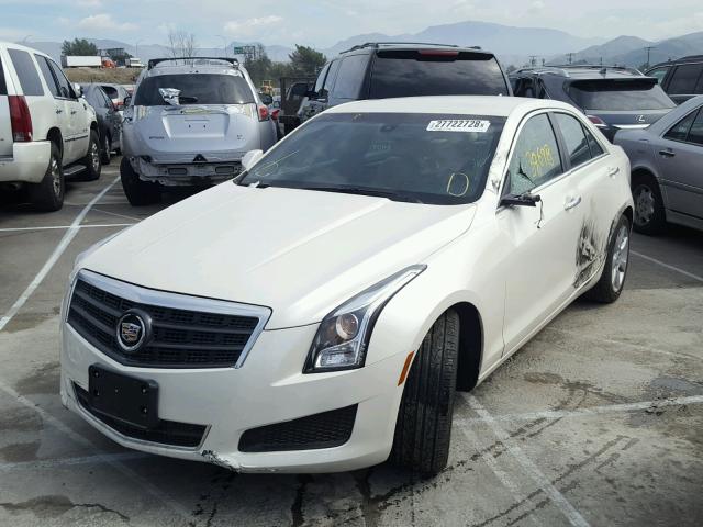 1G6AA5RX3E0117340 - 2014 CADILLAC ATS WHITE photo 2