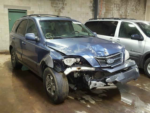 KNDJC733045230219 - 2004 KIA SORENTO EX BLUE photo 1