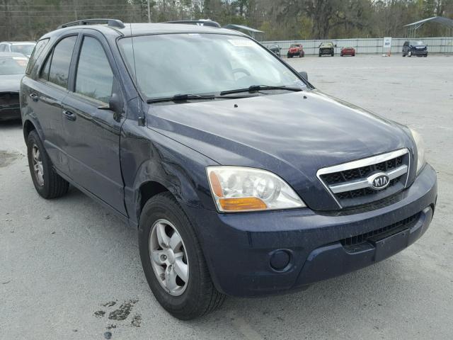 KNDJD735195871692 - 2009 KIA SORENTO LX BLUE photo 1