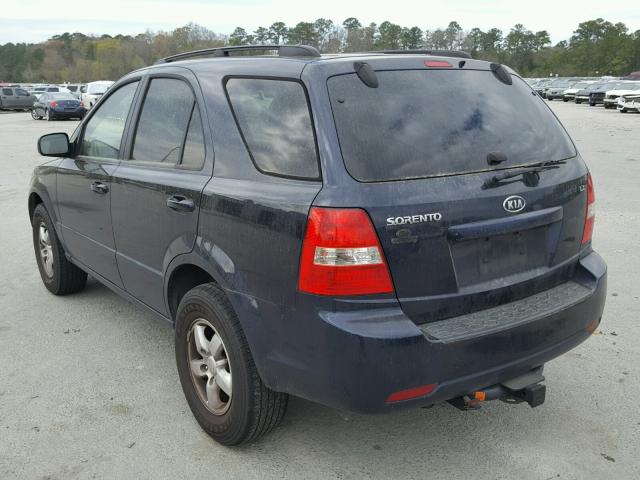 KNDJD735195871692 - 2009 KIA SORENTO LX BLUE photo 3