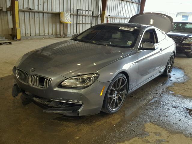 WBALX3C51CDV77857 - 2012 BMW 650 I GRAY photo 2