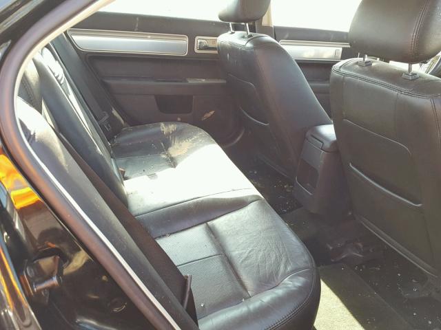 3LNHM26T97R663786 - 2007 LINCOLN MKZ BLACK photo 6