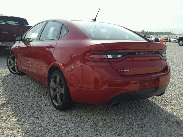 1C3CDFEB6ED918970 - 2014 DODGE DART GT RED photo 3