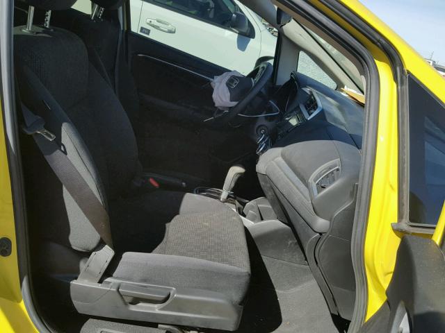 JHMGK5H53GX016747 - 2016 HONDA FIT LX YELLOW photo 5