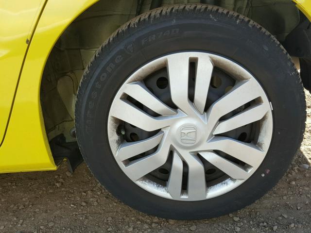 JHMGK5H53GX016747 - 2016 HONDA FIT LX Jaune photo 9