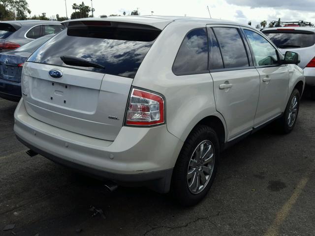 2FMDK38C47BB18844 - 2007 FORD EDGE SEL CREAM photo 4