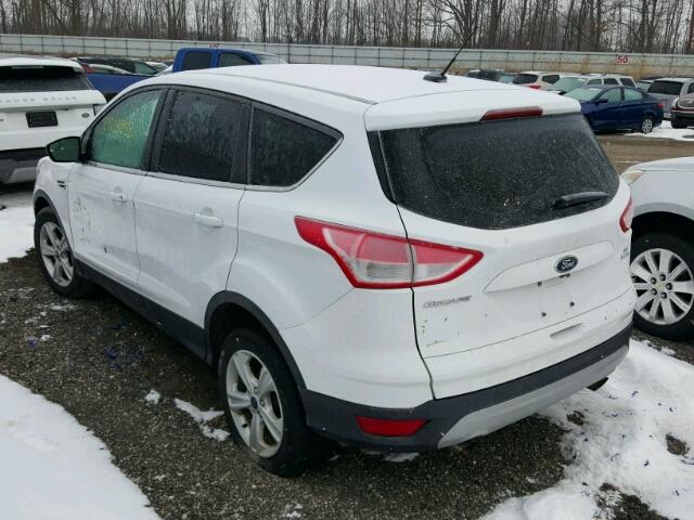 1FMCU9GX6GUB25527 - 2016 FORD ESCAPE SE WHITE photo 3