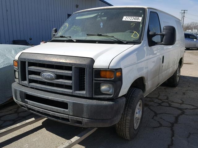 1FTNE24W38DA27408 - 2008 FORD ECONOLINE WHITE photo 2