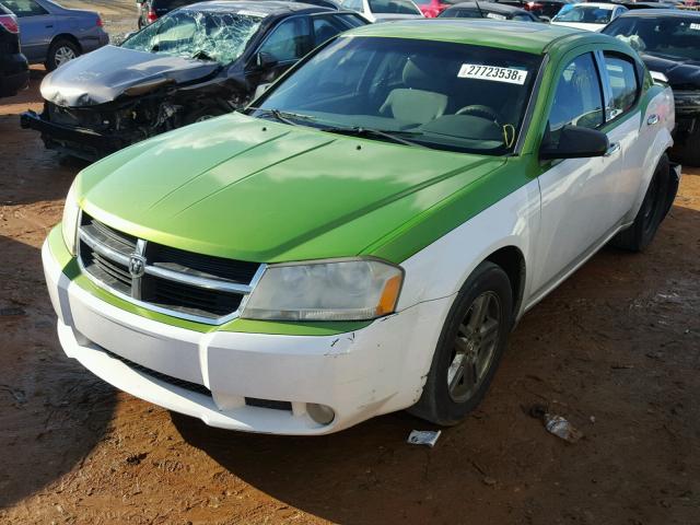 1B3LC56K68N191613 - 2008 DODGE AVENGER SX GREEN photo 2