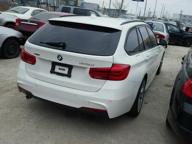 WBA8J1C59GK711009 - 2016 BMW 328 D WHITE photo 4