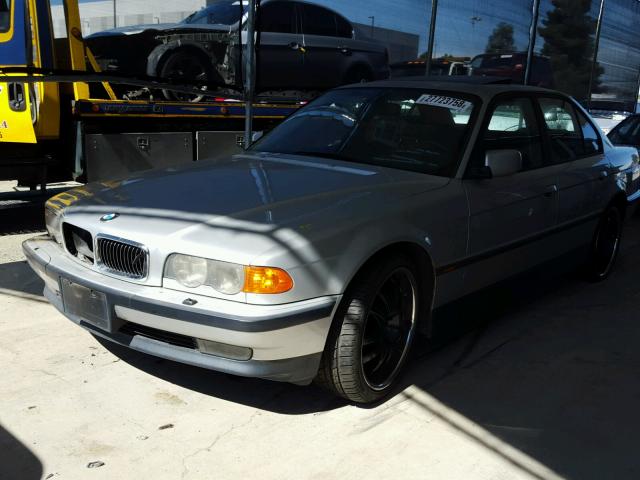 WBAGG8342YDN76830 - 2000 BMW 740 I AUTO SILVER photo 2