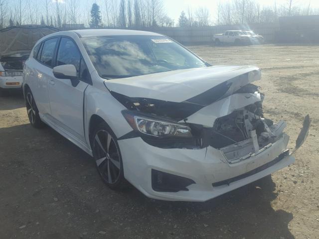 4S3GTAK69H3718976 - 2017 SUBARU IMPREZA SP WHITE photo 1