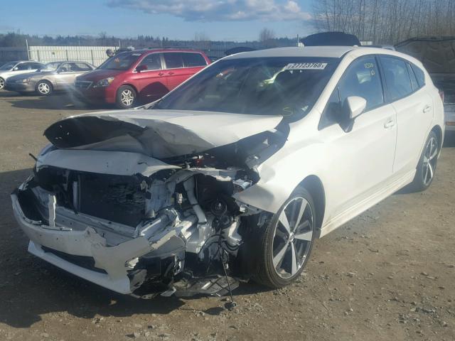 4S3GTAK69H3718976 - 2017 SUBARU IMPREZA SP WHITE photo 2