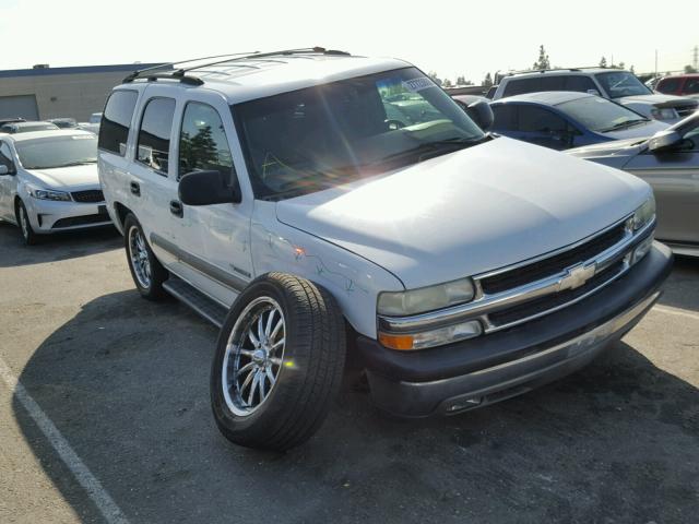 1GNEC13V83R258283 - 2003 CHEVROLET TAHOE C150 WHITE photo 1