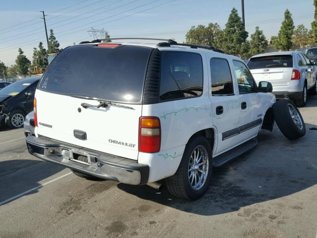 1GNEC13V83R258283 - 2003 CHEVROLET TAHOE C150 WHITE photo 4